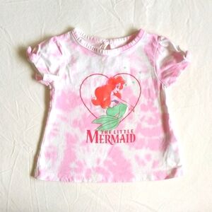 joe fresh x disney ariel little mermaid tie dye t-shirt 6-12 months baby girl